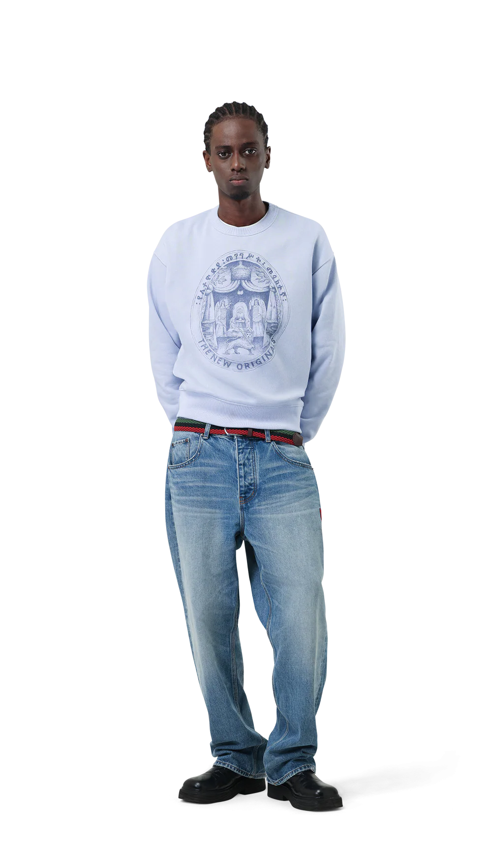 Anbessa Crewneck Lush Blue | Lush Blue - Image 3