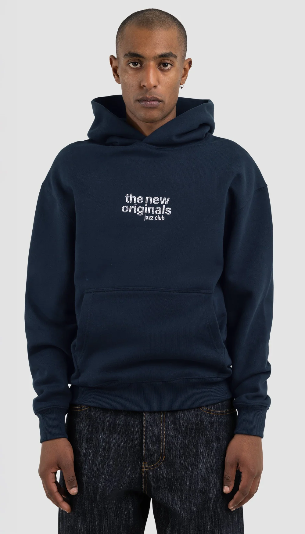 Jazz Club Hoodie Navy Blue | Navy - Image 3