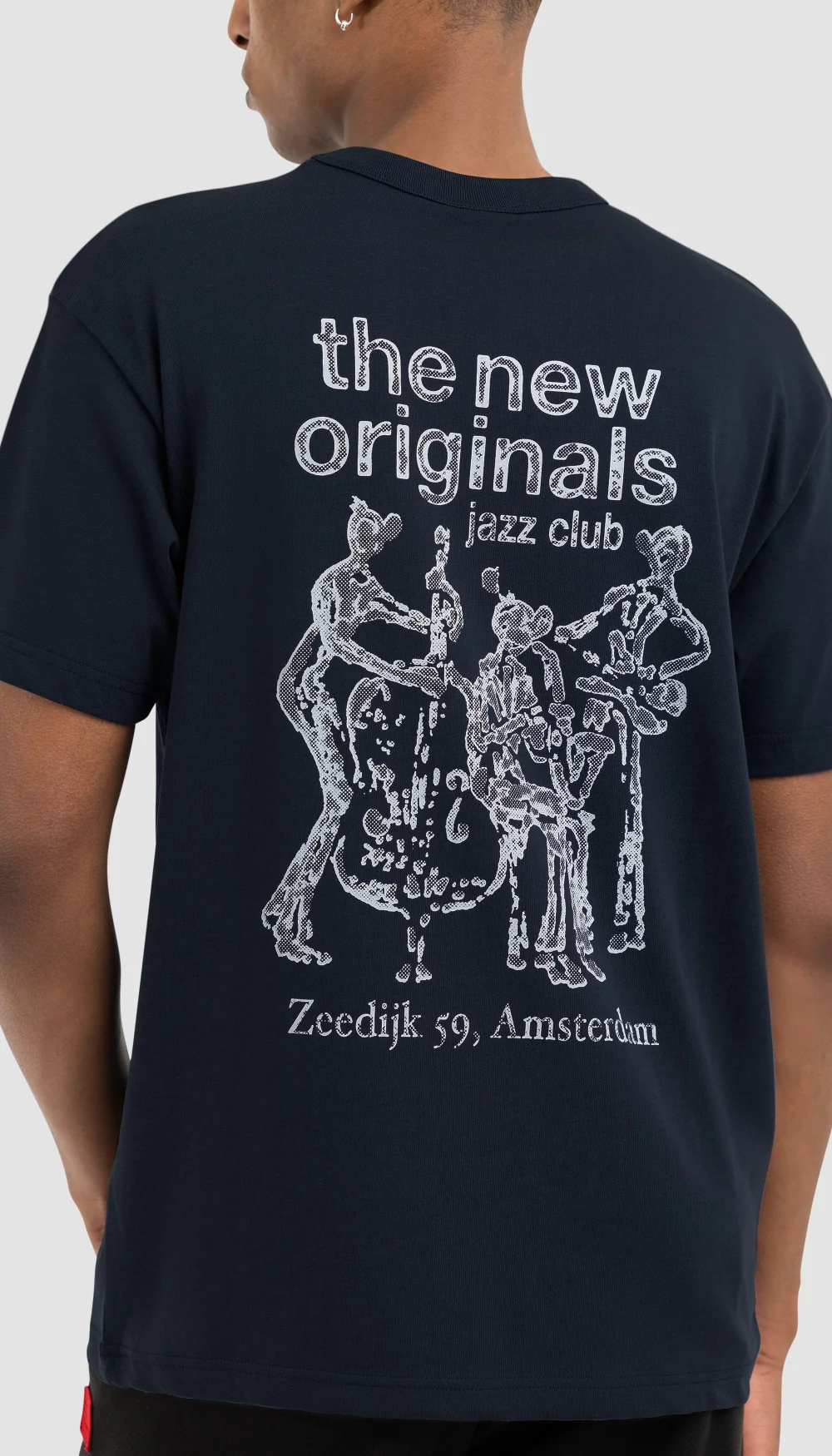 Jazz Club Tee Navy Blue | Navy - Image 4