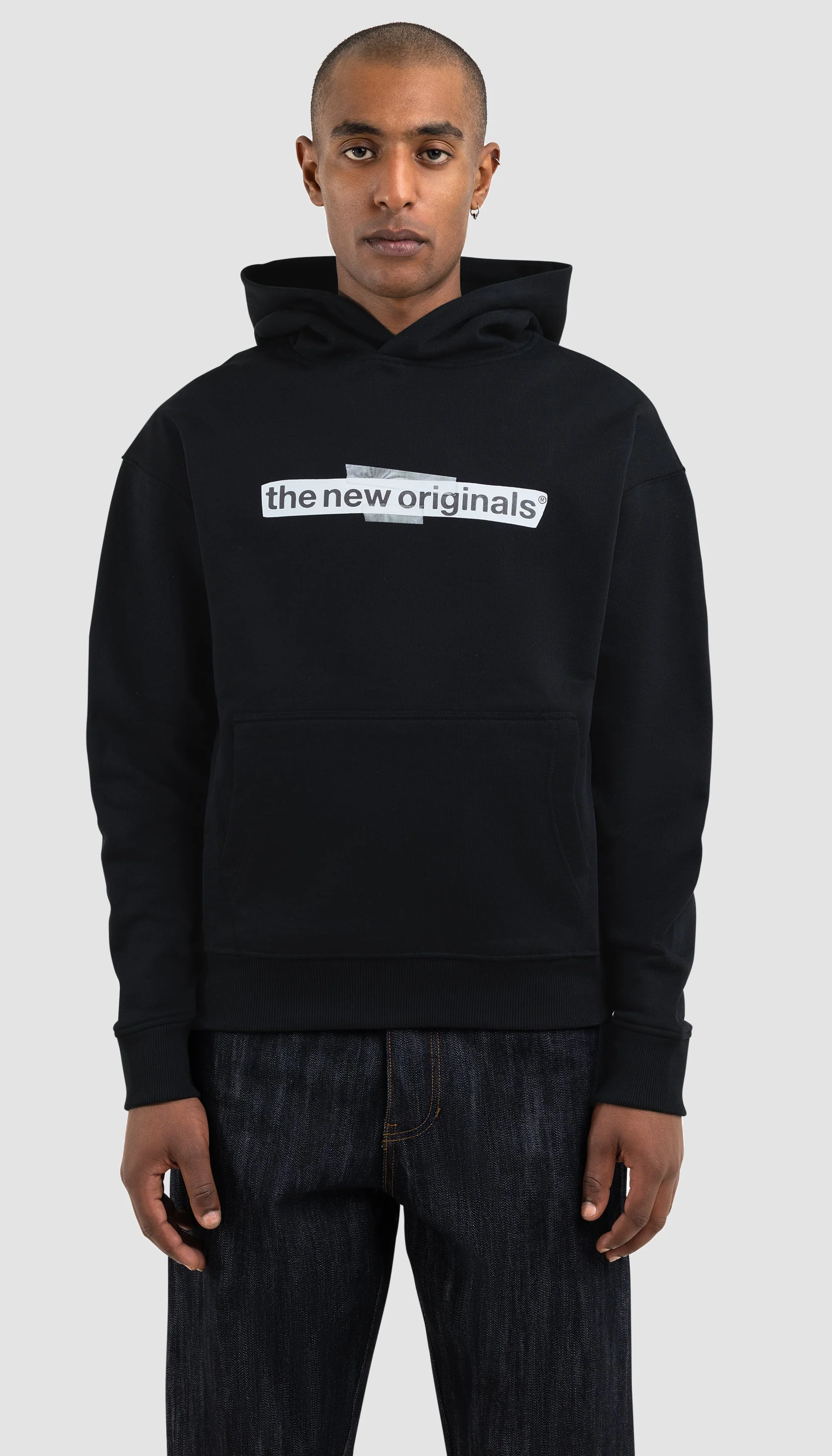 The New Originals Taped Hoodie Black | Black - Image 3