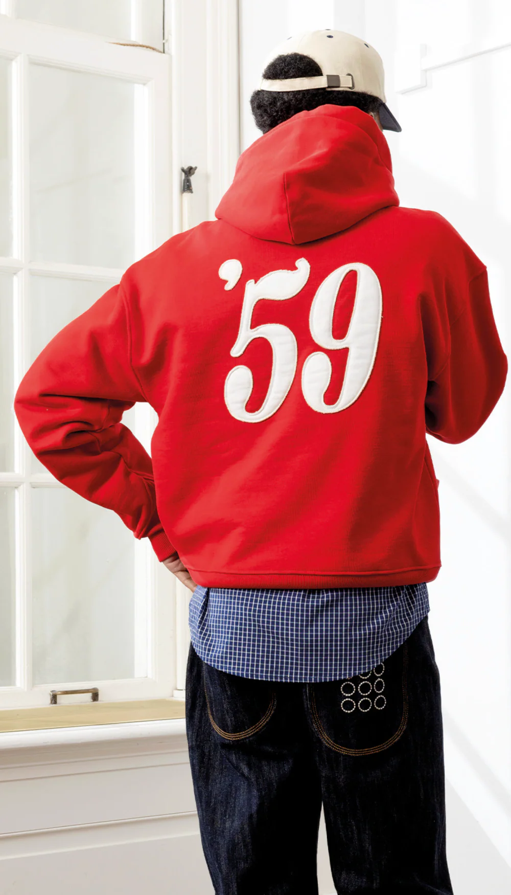 Zeedijk Double Pocket Hoodie Barbados Cherry | Barbados Cherry - Image 4